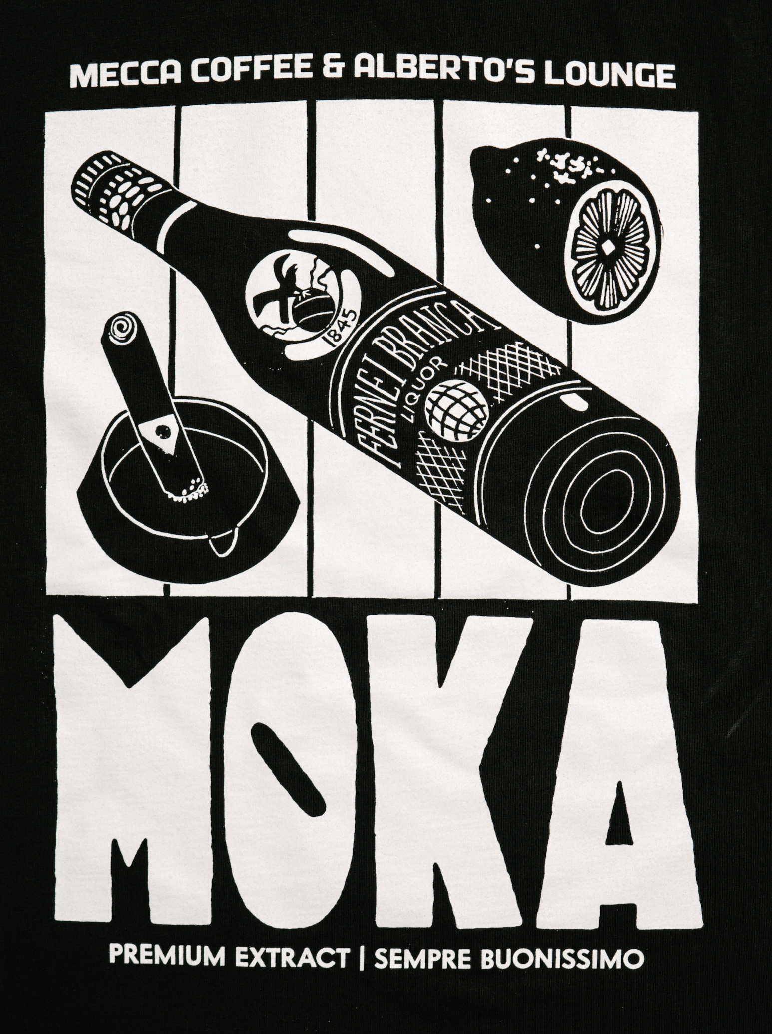 Mecca x Alberto's MOKA T-shirt